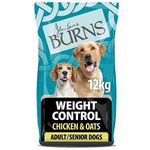 Burns Pet Weight Control Complete Dry Adult and Senior Dog Food Chicken, 15 kg