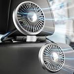 Dealswin Car Fan for Backseat, Dual