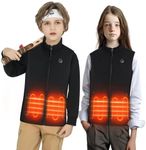 ANAYSN Heated Gilet for Kids, Fleec