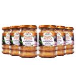 Sacla Italian Pesto - Chargrilled Aubergine & Roasted Garlic - Perfect with Pasta, Roasted Vegetables, Risotto & Chicken or as a Dip - With Sundried Tomatoes, Cashews & Basil 190g (Pack of 6)