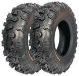 GarveeTech Pack of 2 25x8x12 ATV Tires - Superior Grip and Stability for 25x8-12 UTVs, Elevate Your Off-Road Experience with These Heavy-Duty Tires