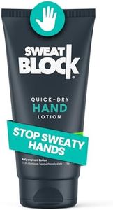 SweatBlock Antiperspirant Hand Lotion for Men & Women | Quick-Dry Hyperhidrosis Aid to Stop Excessively Sweaty Palms | Non Irritating | Dermatologist Tested Formula | Travel Size 1.69 fl oz