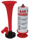 Streetwize Accessories 2 X Handheld Air Horn Gasless Air Horn with Pump Action, For Stag Parties, Rugby Matches