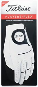 TITLEIST Players Flex Glove Men's, White, M/L