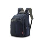 HARISSONS Vervo 40L Waterproof Laptop Backpack for Men & Women | Fits 15.6" Laptop with Sternum Strap, Quick Access Pocket, Detachable Key Holder, Organized Compartments & Raincover (Navy Blue)