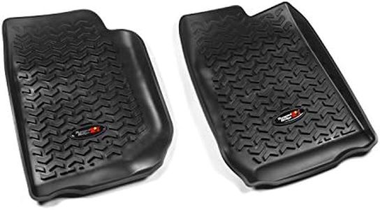 Rugged Ridge All-Terrain 12920.01 Black Front Row Floor Liner for Select Jeep Wrangler Models