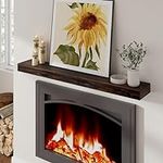 Fireplace Mantel | 48" W Wood Float