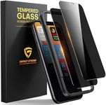 ImpactStrong Privacy Glass Screen Protector, 2 Pack for iPhone 11/XR [6.1 Inch], 9H Hardness, Tempered Glass, Anti-Scratch, Case Friendly, Fingerprint Resistant, Easy Install Kit