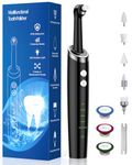 Tooth Polisher Multifunctional Teeth Whitening Kit for Cleaning Plaque Removal with 5 Brush Heads and Modes, IPX6 Waterproof, Rechargeable