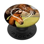 PopSockets Cool Horse Heart P-Socket For Horse Lover (Foal) PopSockets PopGrip: Swappable Grip for Phones & Tablets