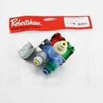 Robertshaw IMV-708 Dual Icemaker Water Valve Fits: Whirlpool W10408179 4389177 K-75717 2186486 2205762 2188622 4389177 2255457 2188708 2188746 2304757 2304833 2315534 X74QC1