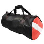 Scuba Choice Collapsible Mesh Duffle Bag for Dive Equipment w/Shoulder Strap