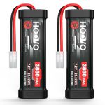 HOOVO 7.2 V NiMH Battery 3600 mAh RC Battery Battery for RC Cars Aeroplane Helicopter Boat Buggy Model Making Cars Aeroplane Toy