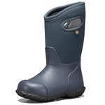 BOGS Boys York Solid Navy Waterproof Insulated Wellies Boots 72601 410 (Numeric_1)