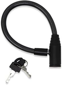 Urban August Original Fridge Lock Cabinet Locks with Keys - French-Door Refrigerator Lock for Kids Adult - Multifunctional Cable Lock for Fridge Cabinet Bike Stroller (Small, Black - 2 Pack)