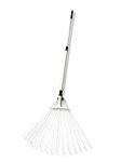 Spear & Jackson EXPRAKEKEW Kew Gardens Collection Expanding Lawn Rake, Silver