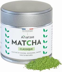 Anatae - Thé Matcha 100% Naturel - Poudre de Thé Vert pour Matcha Traditionnel, Latte et Pâtisserie - Récolté à Fujieda, Japon (30 g)