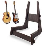 Guitar Stand, Electric Guitar Stand Made of Wood with Rubber Protection Detachable Portable Guitar Stand for Acoustic Guitar, Electric Guitar, Cello, Mandolin, Bass, Banjo, Gifts for Guitar Players (Guitar Stand)