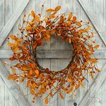 AMF0RESJ Artificial Fall Wreath for