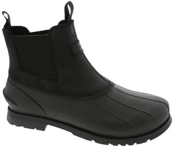 UGG GATSON CHELSEA RAIN BOOT, BLACK, 10