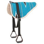 Tough 1 Adult Navajo Bareback Pad, Teal/Black