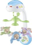 Fisher-Price Baby Crib Toy, 3-in-1 Projection Mobile, Butterfly Dreams Sound Machine with Light Projection for Newborn to Toddler