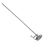Compost Soil Thermometer Stainless Steel Hermetically Sealed Accurate Temperature Probe 0 To 120℃ Fast Reading 50Cm Long Stem Moisture Resistant For Outdoor Garden Farming