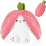 OSDUE Rabbit Plush Toy, Reversible 