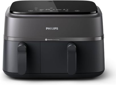 Philips Dual Basket Airfryer 3000 Series, 9L – 2 Drawer, Rapid Air, Breakfast Kit