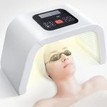 LED Therapy Mask,7 Color Anti Acne Wrinkle Remover Face Toning Device LED Photon Skin Rejuvenation Tightening Machine