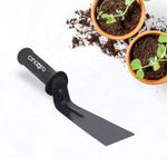 Cinagro Gardening Khurpi 2-inch Metal Blade, Tools for Soil Tilling, Rust-Free Khurpi for Garden, Plant Tool for Digging in Garden, for Indoor Gardens and Small Planters (Black)
