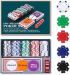 Homwom Poker Chip Travel Set, 100PC