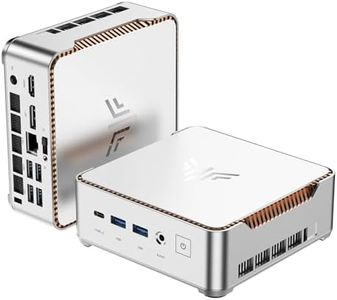 KAMRUI Pinova P2 Mini PC, AMD Ryzen R2544(Beat 4300U/3500U/10110U/N95,up to 3.7GHz) 4C/8T, 8GB DDR4 256GB SSD Mini Computers, 4K@60Hz Triple Display HDMI+DP+USB-C WiFi/BT Mini Desktop Computers