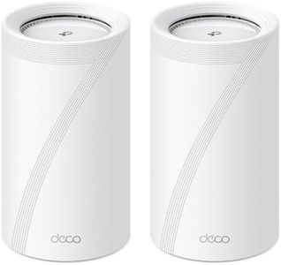 TP-Link Deco BE22000 Tri-Band Whole Home Mesh Wi-Fi 7, up to 22 Gbps, Seamless AI Roaming, MLO, 320MHz, 4K-QAM, 6GHz Band, HomeShield Security, Gaming & Streaming, Smart Home (Deco BE85(2-Pack))