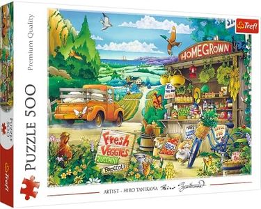 Trefl Puzzle, Matin à la Campagne, 500 Pièces, Qualité Premium, pour Adultes et Enfants à partir de 10 Ans, 37352