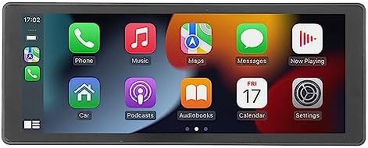 9.3 Inch HD Car MP5 Player, Bluetooths Car Multimedia Player with Backup Camera for Carplay for Android Auto, Support FM AUX, Portable Car Stereo DVD Player with Mirror Link