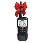 Uniden Atlantis 155 Handheld Two-Way VHF Marine Radio, Floating IPX8 Submersible Waterproof, Dual-Color Screen, All USA/International/Canadian Marine Channels, NOAA Weather Alert, 10 Hour Battery