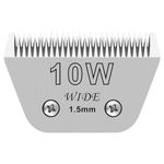 10W Wide Pet Dog Grooming Detachable Blades,Compatible with Andis,Oster A5,Wahl KM10/Moser 45/Masterclip A5 Clippers,Cut Length 1/16"(1.5mm),Fit for Larger Animals