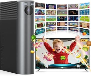 HAPHOM AR Motion Gaming Console for Kids - Active Video Game System with 21 Built-in Games,Plug & Play Video Games with 2 Wireless Controllers for Family Game Nights, Playtime and Playdates-Black