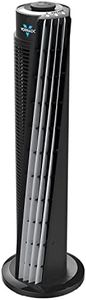 Vornado 143 Whole Room Air Circulator Tower Fan with Timer and Remote Control, 29", Black