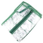 TITA-DONG Mini Greenhouse Cover,5-Tier PVC Clear Greenhouse Replacement Cover,Mini Warmhouse Plant Shelves Cover with Zipper Window