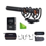 comica CVM-VM30 2.4G Super Cardioid Condenser Wireless Shotgun Microphone for Camera, Smartphone, and PC
