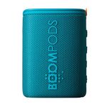 Boompods Beachboom Sustainable Rugged Portable Bluetooth Speaker - Made with Ocean Bound Plastic, Small Wireless Speakers, IPX7 Waterproof Speaker for Beach/Outdoor/Travel/Shower/Bike, Blue