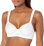 Bali Women's One Smooth U Ultra Light Minimizer Underwire Bra Df3490, White, 36C