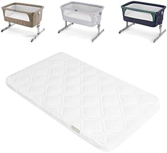 Mother Nurture Premium Foam Crib Mattress, White, 84 x 50 x 5cm - Fits Next2Me Crib