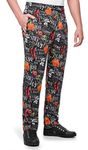 ChefUniforms.com Men's baggy fit Chalkboard Print Chef Pant (XS-3X, Small)
