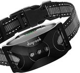 DogRook Rechargeable Dog Bark Collar - Humane, No Shock Barking Collar with Vibration & Beep Modes for Dog Training - Small, Medium, Large Dogs Breeds - Automatic Action Without Remote - Adjustable