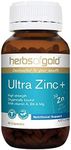 Herbs of Gold Ultra Zinc+ 60 Capsules