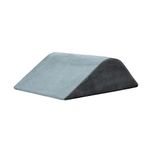 Generic Bed Wedge Pillow, Legs Knees and Back Support Pillow, Triangle Removable Elevated Leg Rest Pillow for Relaxing Sleeping Grey