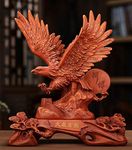 ZTIANEF Wedding Decoration Ornaments Sculptures Eagle Spread Wings Statue Resin Art Sculpture Domineering Lucky Home Living Room Office Loft Animal Statue-1_As_Shown